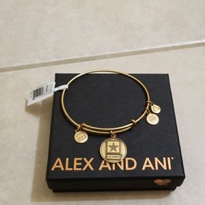 Alex and Ani Army braclet